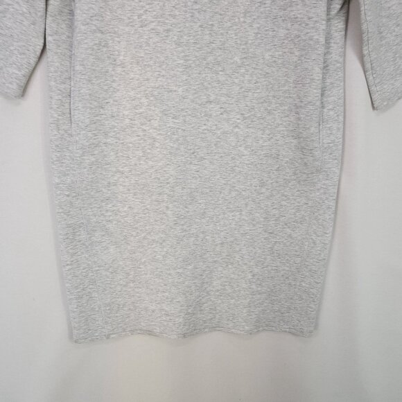 Lafayette 148 New York Sweater Dress Size P Midi Women’s Stretch Gray Pockets - Picture 6 of 12